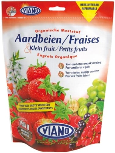 Engrais organique pour fraises 750 g. - Viano