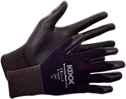 Kixx Gant Noir - mesurer 8 (tailles pour femmes)