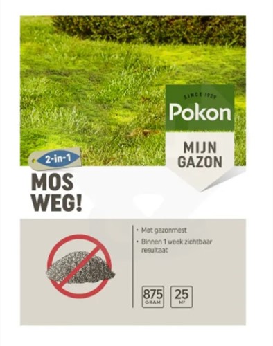 Engrais Gazon Anti-mousse 875 gr Pokon