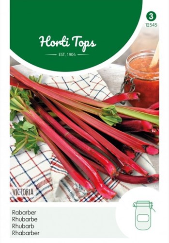 Rhubarbe Victoria des graines - Hortitops - Rheum Undulatum